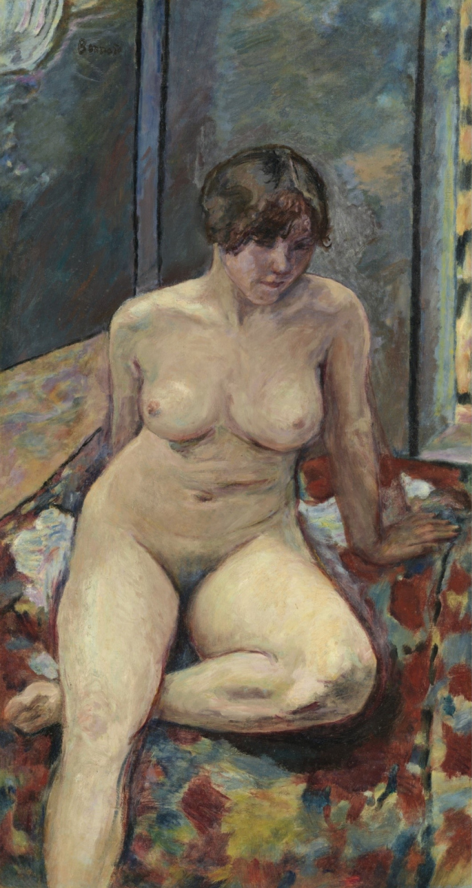 Pierre Bonnard. Seated Nude