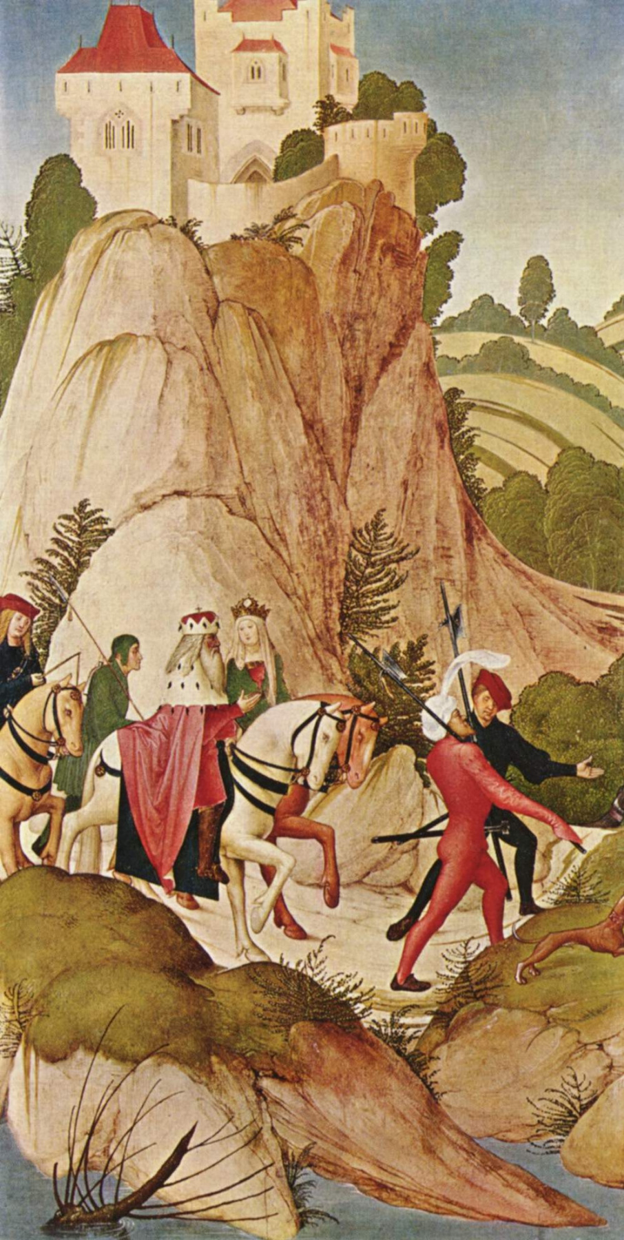 Rueland Fruauf the Younger. The altar of St. Leopold, the side fold: check Out top St. Leopold