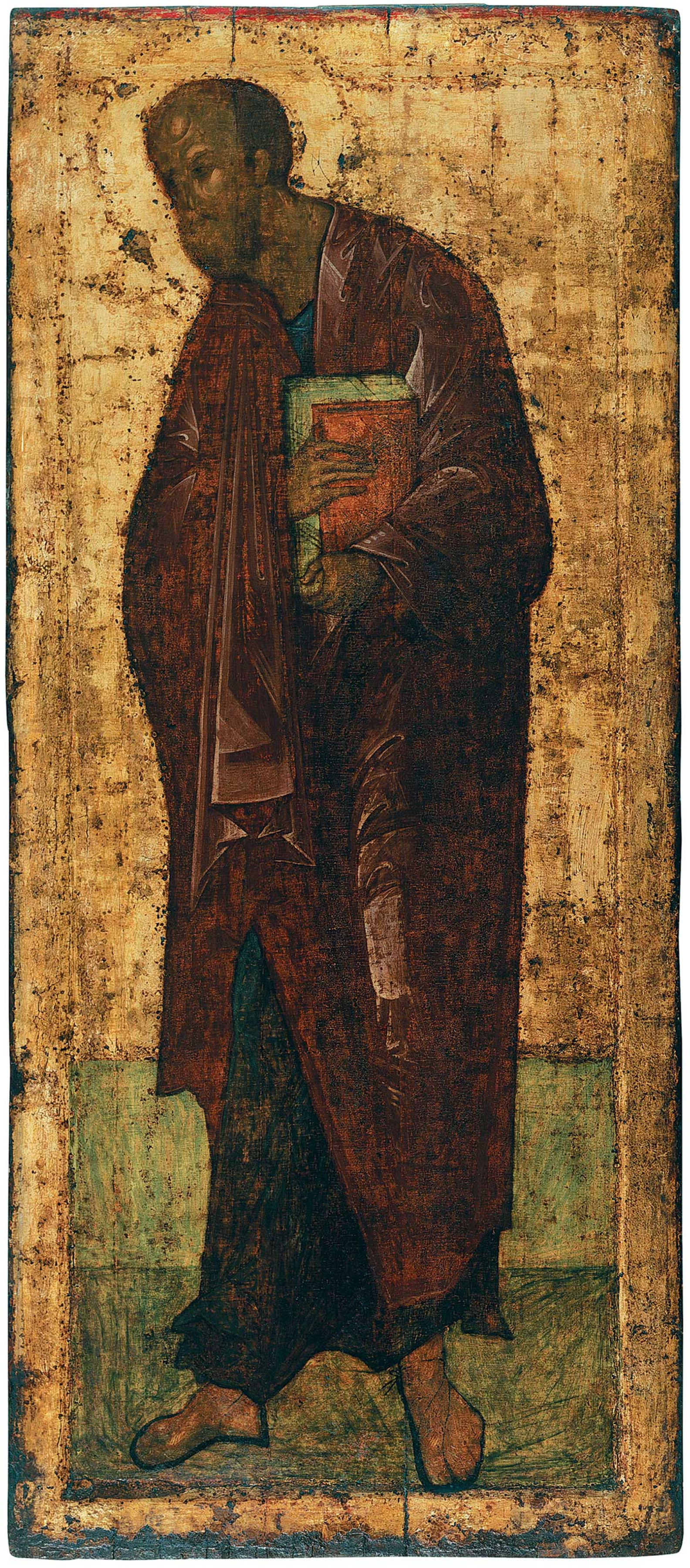 Apostle Paul, 1427, 83×189 cm by Andrey Rublev: History, Analysis