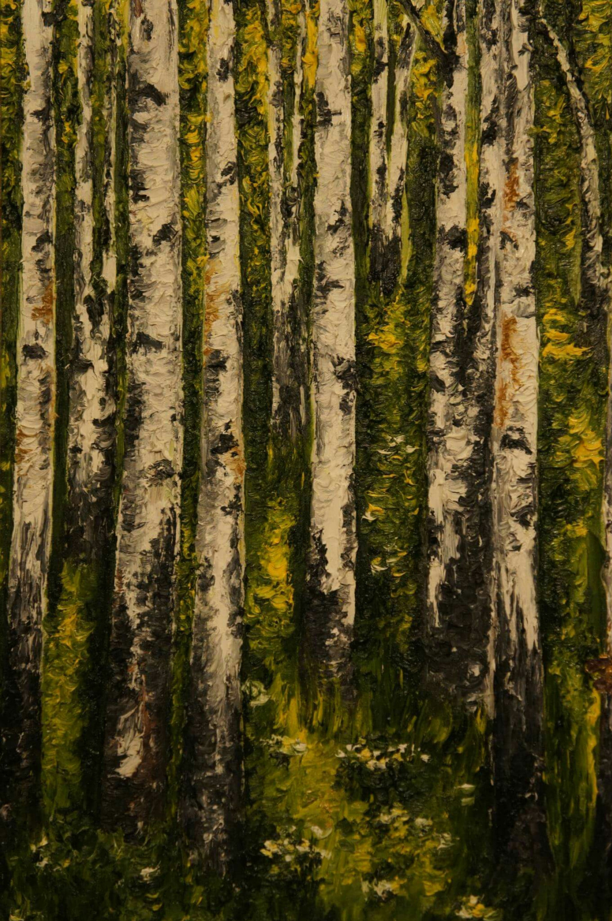 Birch grove. Березы живопись. Картина "береза". Фон березовый лес картина.