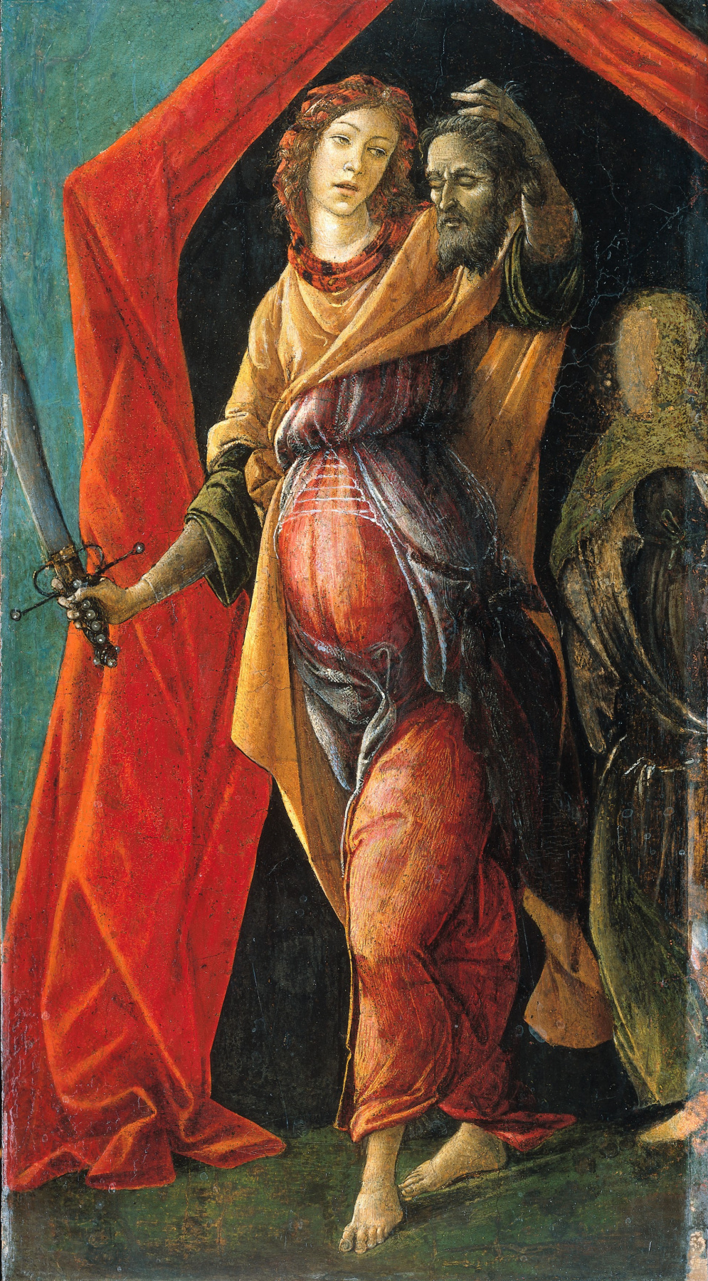Sandro Botticelli. Judith leaving the tent of Holofernes