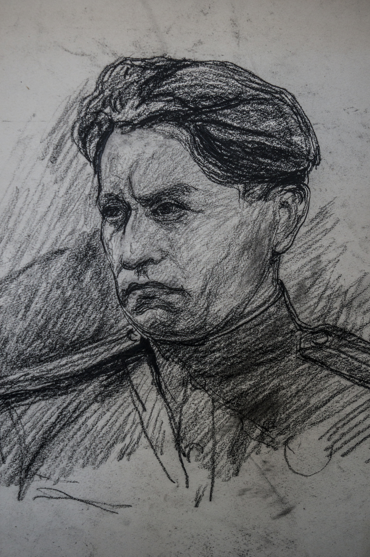 Alexandra Antonovna Gladun. Portrait of an officer