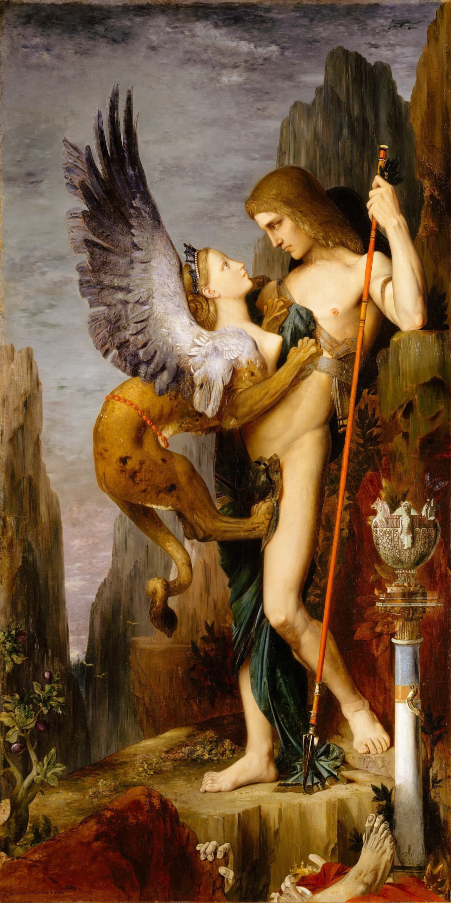 Gustave Moreau. Oedipus and Sphinx