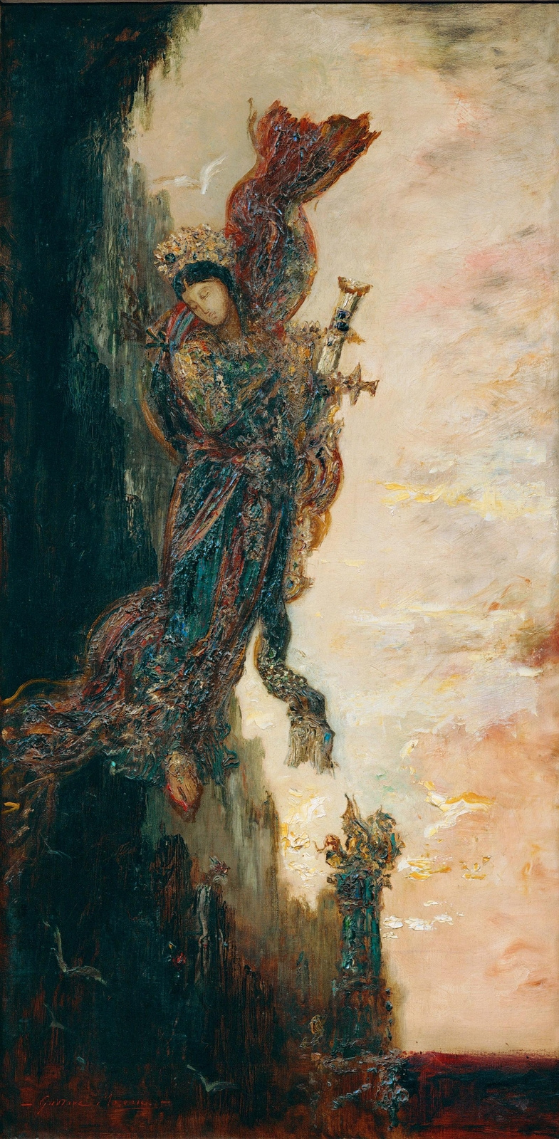 Gustave Moreau. Fall of Sappho