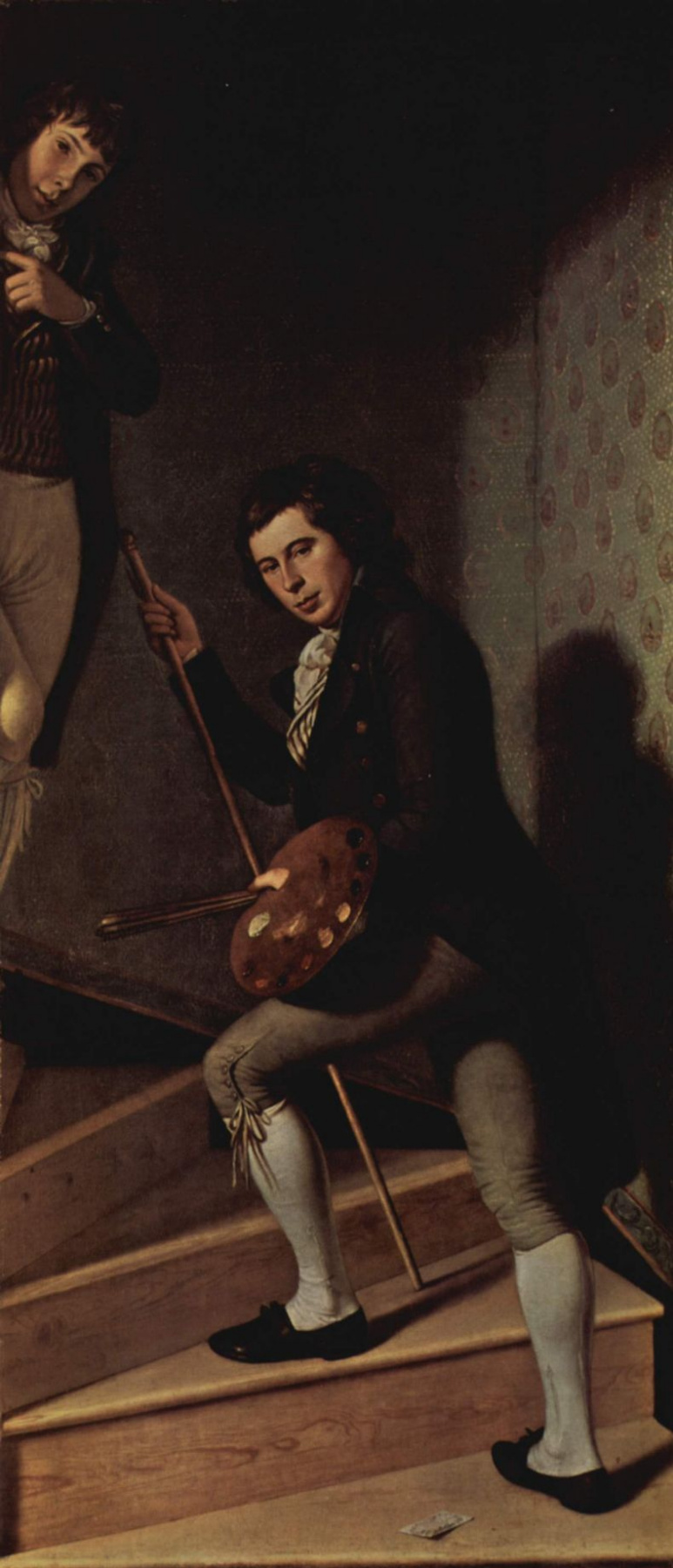 Charles Wilson Peel. Raphael and Titian Saw on the stairs