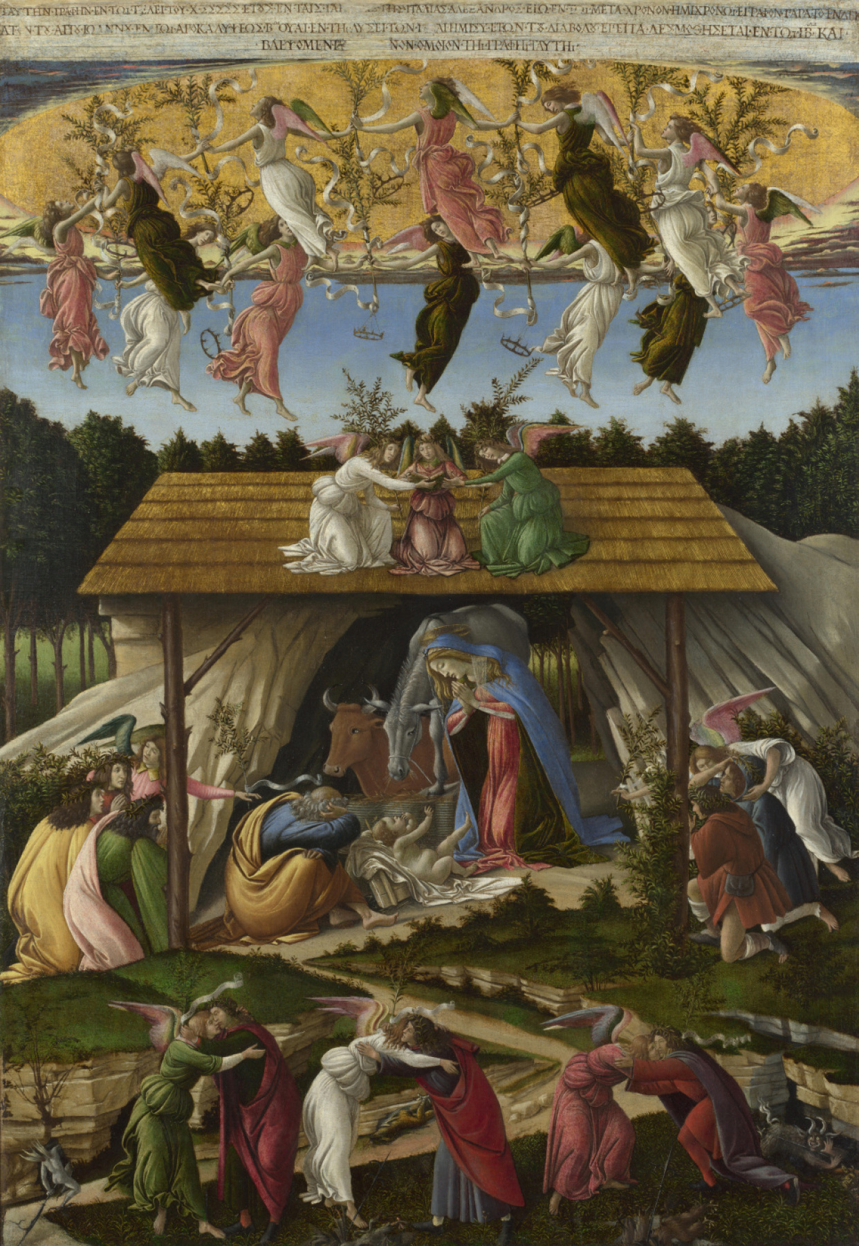 Sandro Botticelli. Mystical Christmas