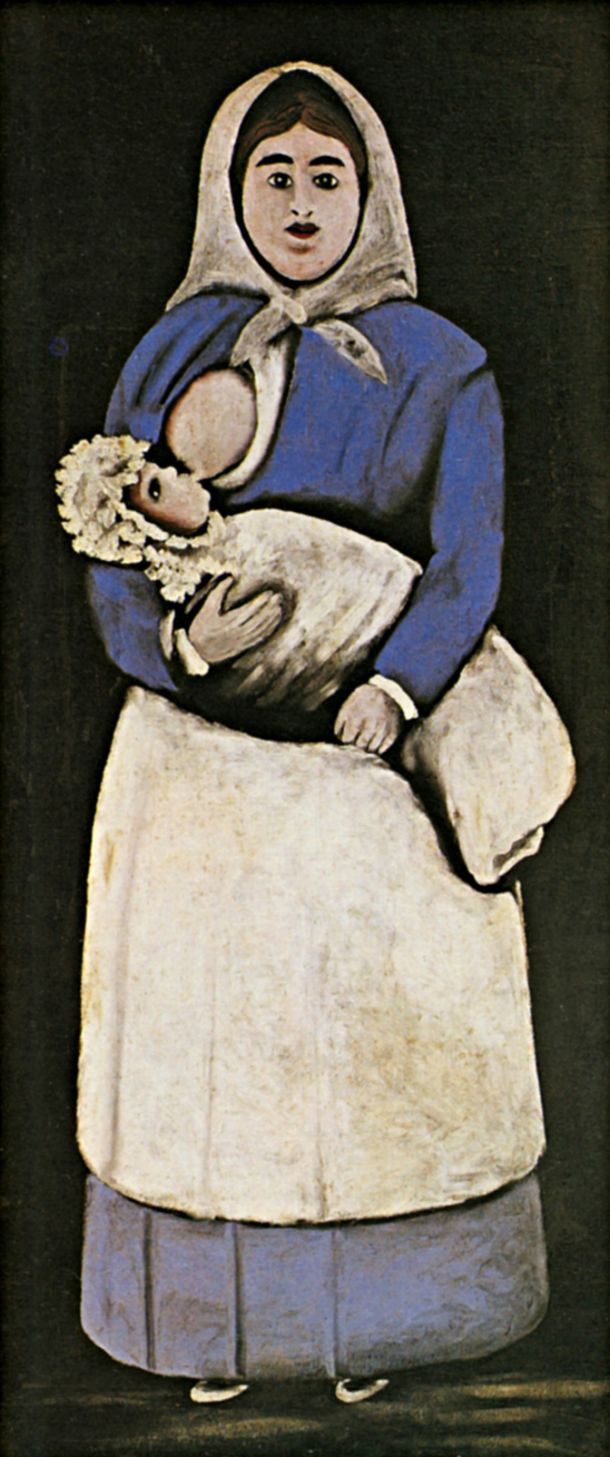 Niko Pirosmani (Pirosmanashvili). The nurse with the child
