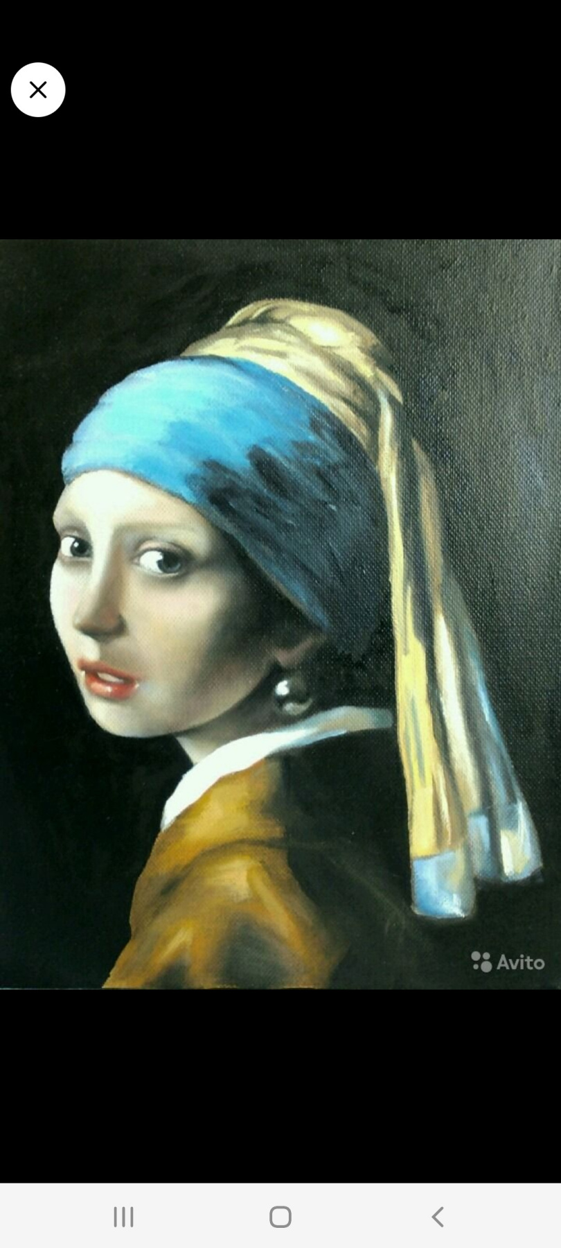 Tamara Karabutina. The Girl with the Pearl Earring