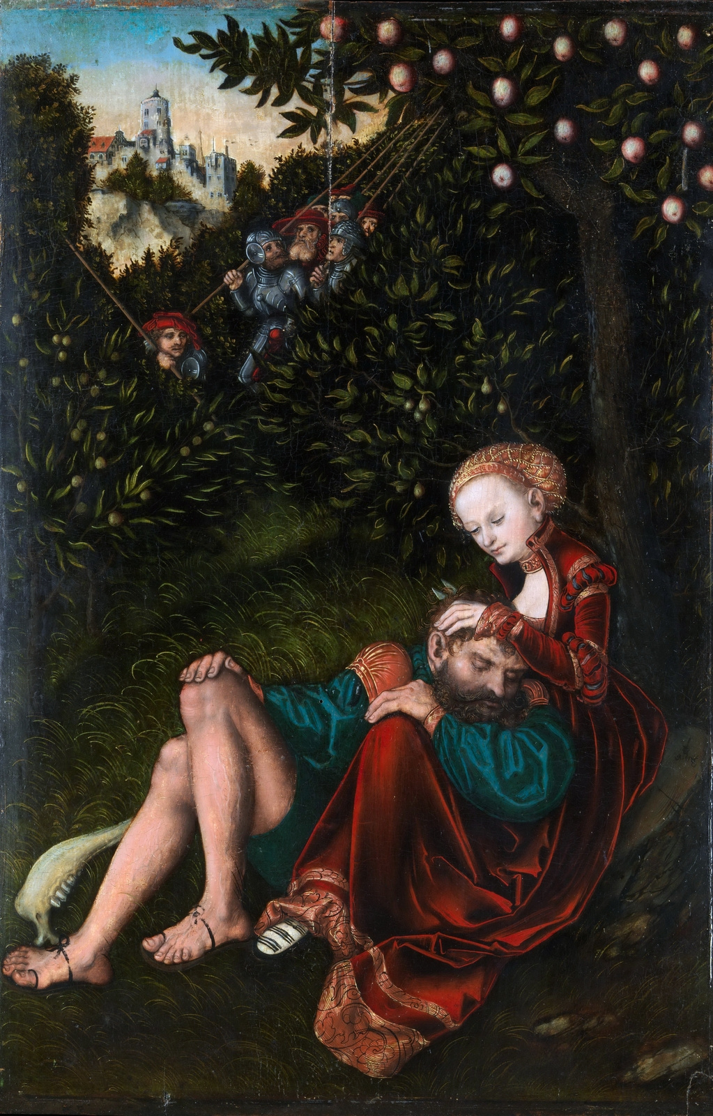 Lucas Cranach the Elder. Samson and Delilah