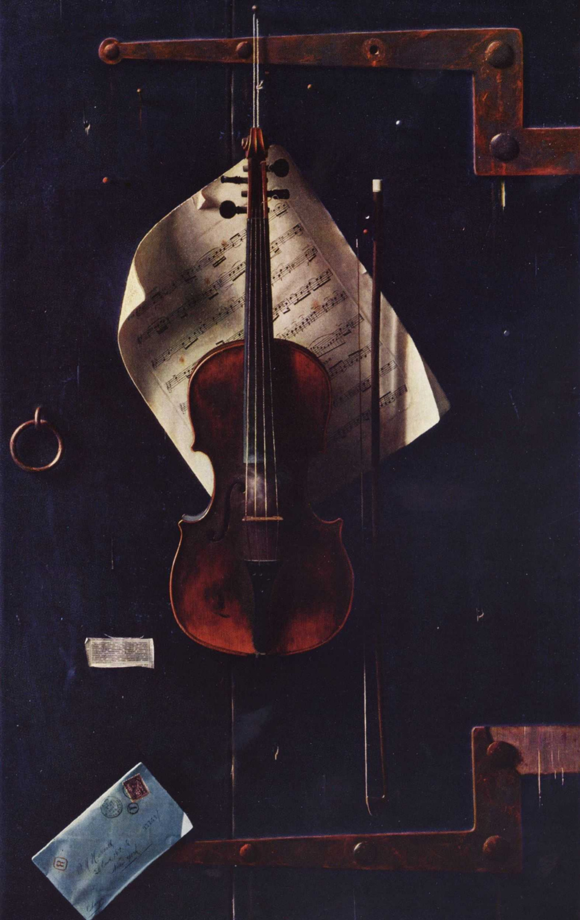 William Michael Harnett. Old violin