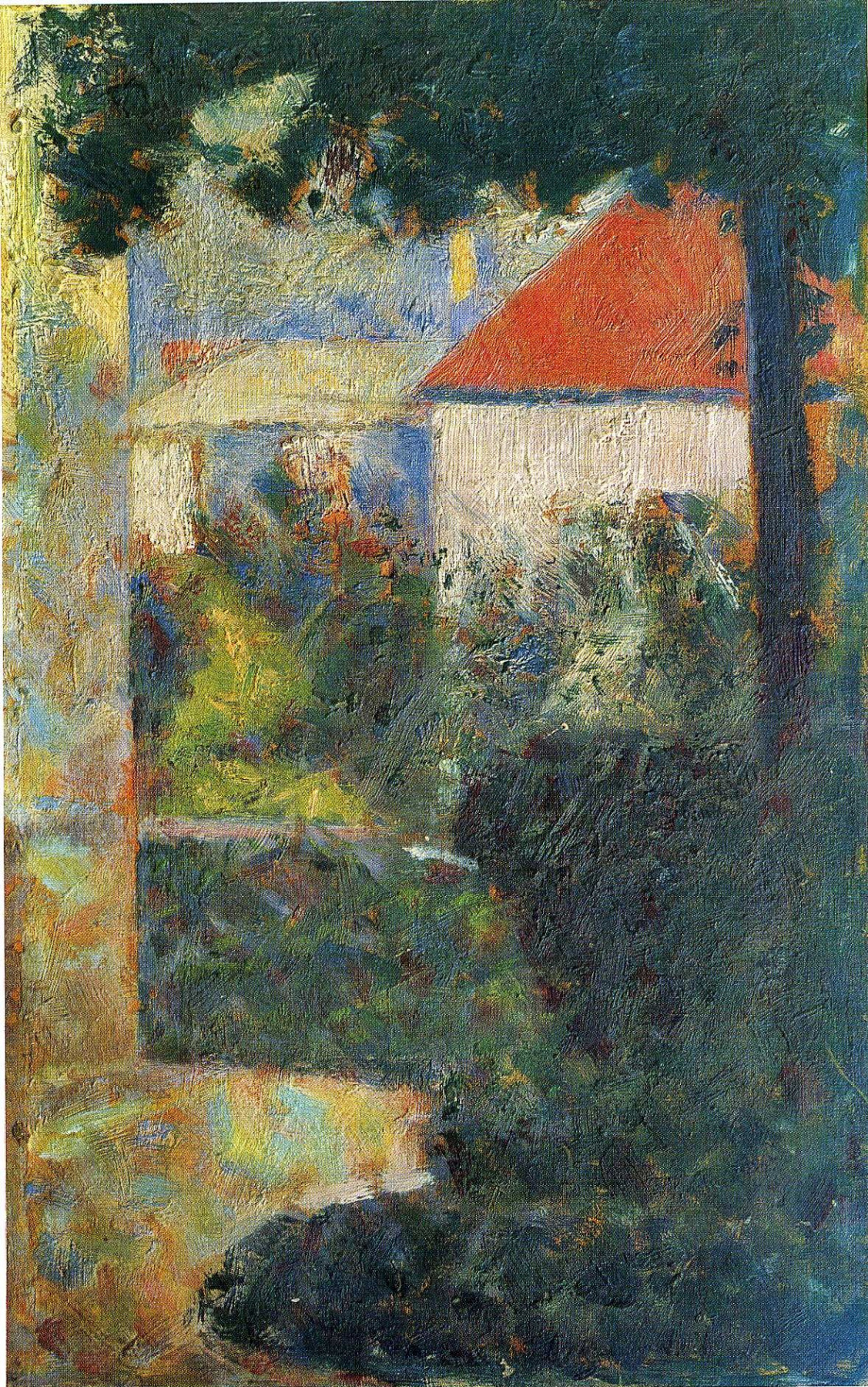 Georges Seurat. Red roof