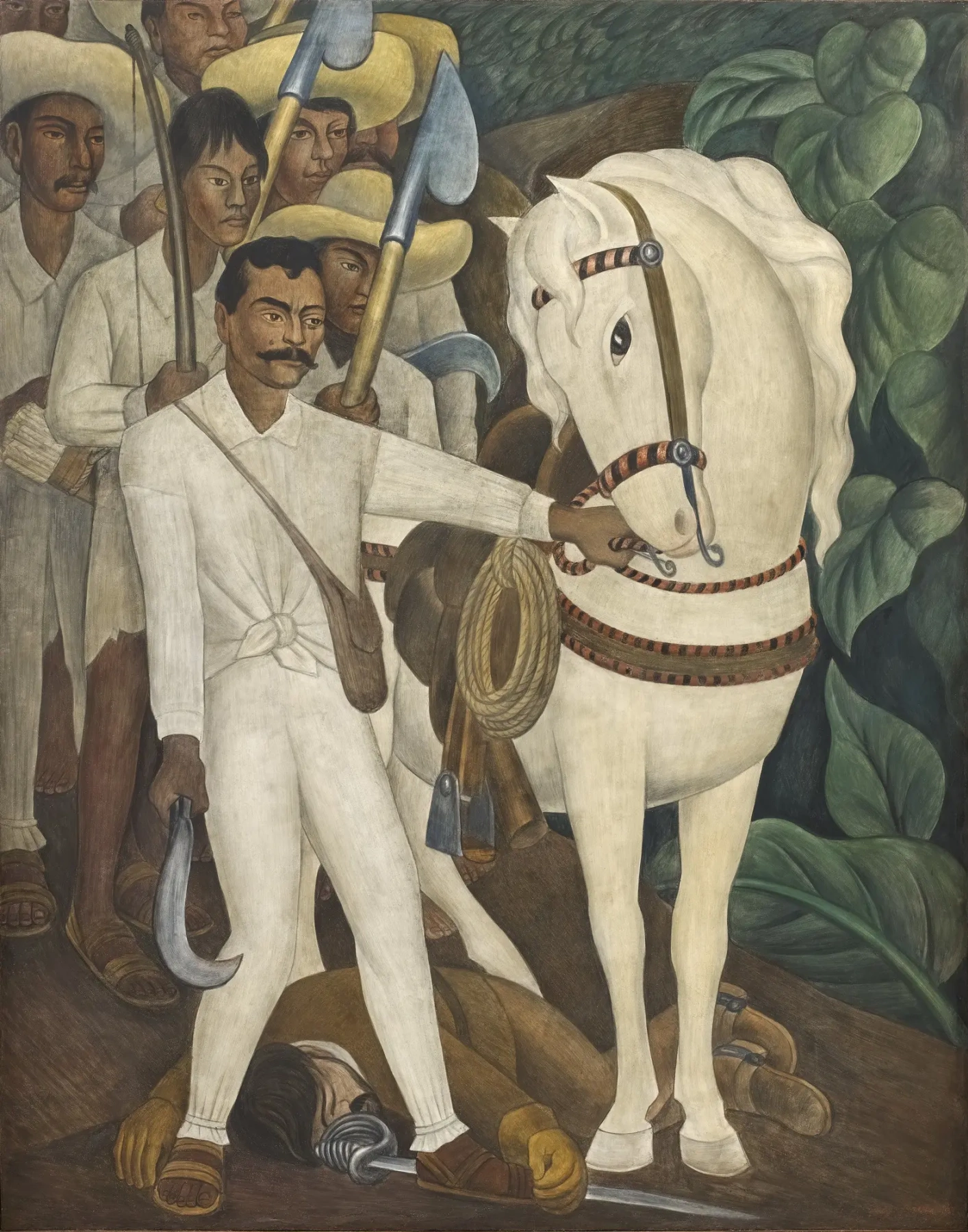 Диего Мария Ривера. Крестьянский лидер Эмилиано Сапата