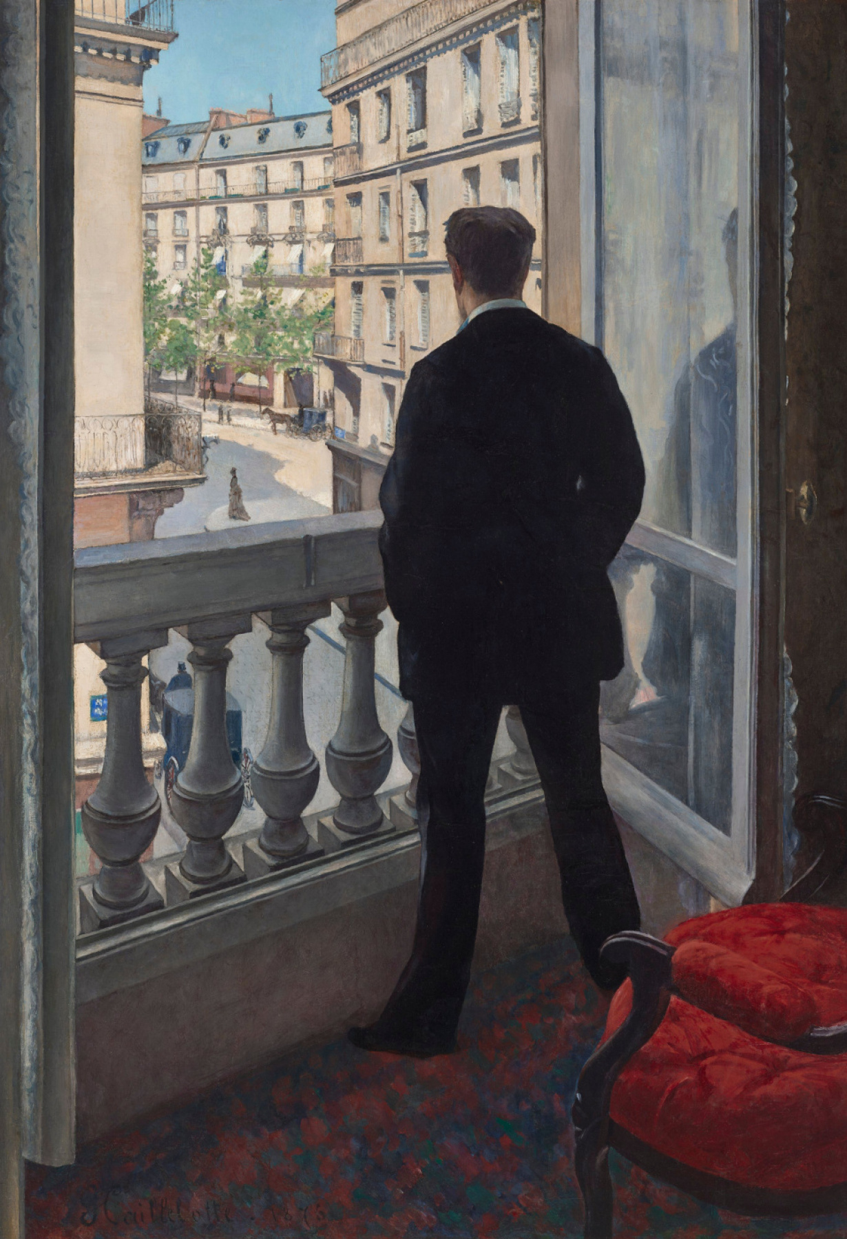 Gustave Caillebotte. The young man at the window