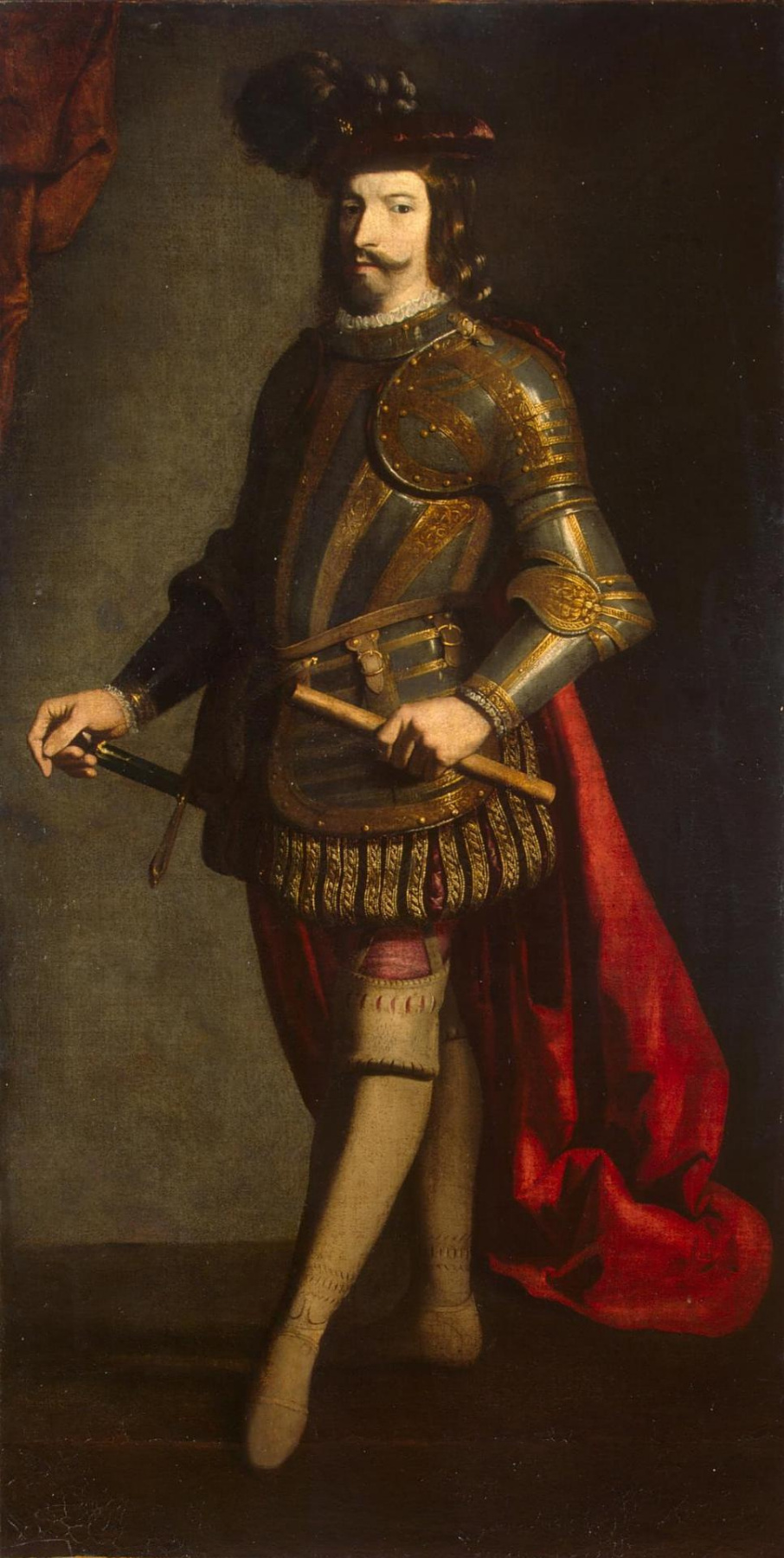 Francisco de Zurbaran. Portrait of the commander