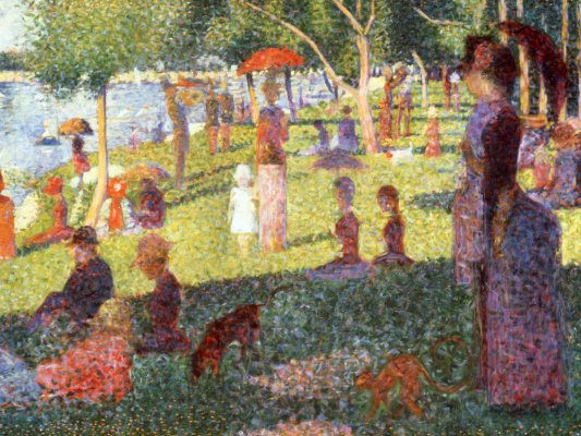 pointillism seurat sunday afternoon