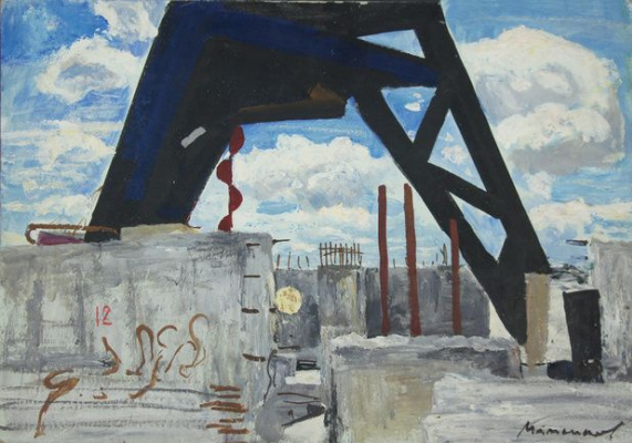 Строительство АЭС, 1974 Строительство АЭС, 1974