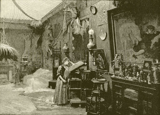 Сара Бернар в своем кабинете, 1893 год, фото: lookandlearn.com Сара Бернар в своем кабинете, 1893 год, фото: lookandlearn.com