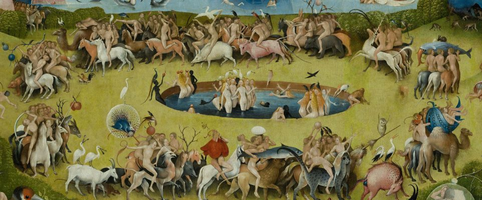 Who knows? Bosch knows. The Garden of Earthly Delights zoomed in Who knows? Bosch knows. The Garden of Earthly Delights zoomed in