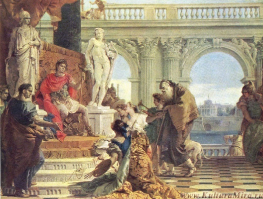 Another well-known painting by Tiepolo from the Hermitage collection is Maecenas Presenting the Libe Another well-known painting by Tiepolo from the Hermitage collection is Maecenas Presenting the Libe