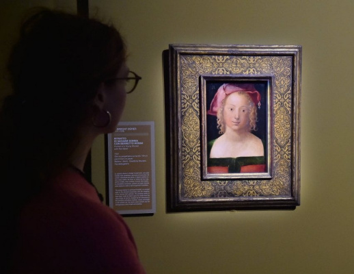 The androgynous, provocative "Girl in a Red Beret" (1507) — sometimes described as a boy — from Berl The androgynous, provocative "Girl in a Red Beret" (1507) — sometimes described as a boy — from Berl