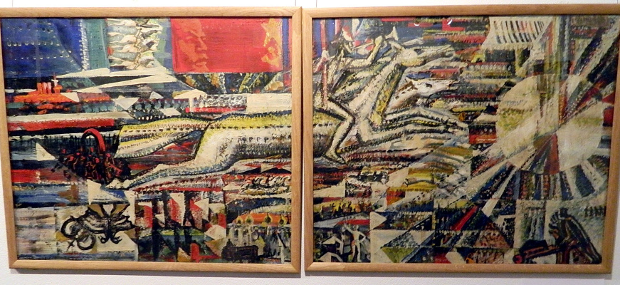 Революция. Картон, авторская техника. Конец 1970-х. Революция. Картон, авторская техника. Конец 1970-х.