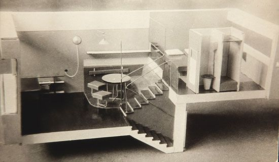 Лазарь Лисицкий. Проект интерьера комнаты. 1927 Лазарь Лисицкий. Проект интерьера комнаты. 1927