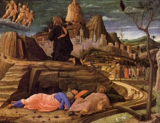 So, a dry tree with a vulture in it embodying a catastrophe, and a turned green limb promising the r So, a dry tree with a vulture in it embodying a catastrophe, and a turned green limb promising the r