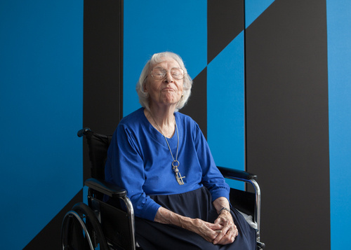Carmen Herrera, "I waited for almost a century for the bus to come. And it came." Carmen Herrera, "I waited for almost a century for the bus to come. And it came."