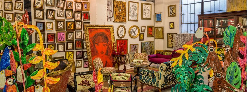 В манхэттенском жилище Ханта Слонема — «комната с кроликами» (источник: elmuseo.org) В манхэттенском жилище Ханта Слонема — «комната с кроликами» (источник: elmuseo.org)