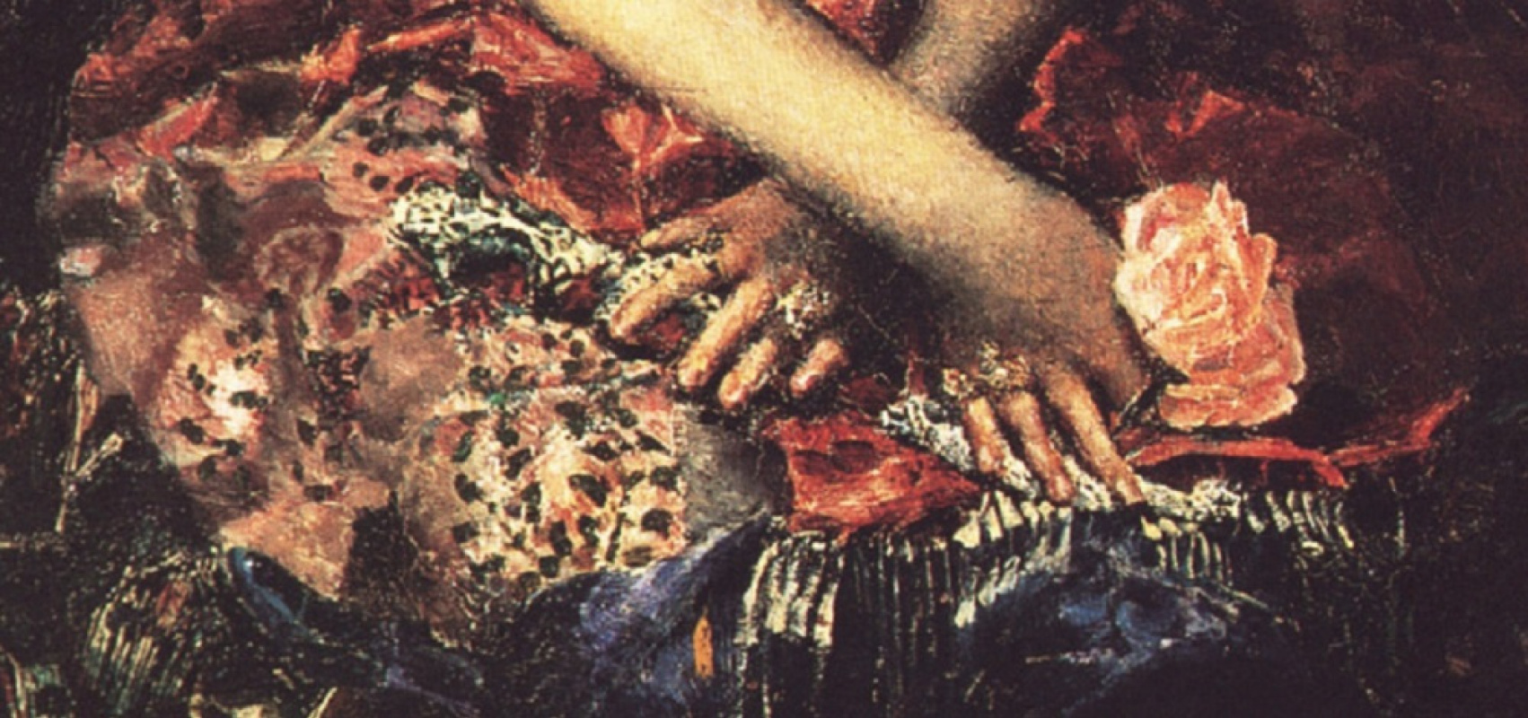 Врубель девочка на фоне Персидского ковра картина