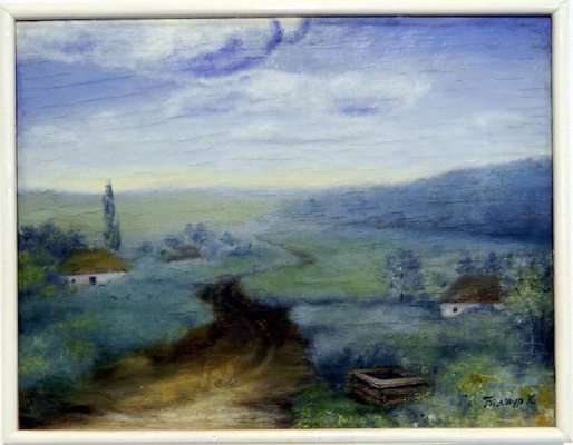 Дорога вьется вдаль. Начало 1930-х. Фанера, масло.
Яготинская картинная галерея.
Тяжелая судьба, не Дорога вьется вдаль. Начало 1930-х. Фанера, масло.
Яготинская картинная галерея.
Тяжелая судьба, не