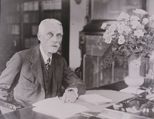 Andrew Mellon in his office Andrew Mellon in his office