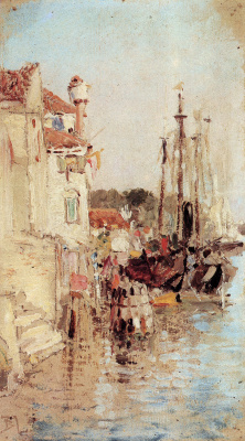 Vasily Dmitrievich Polenov. Venezia. canali