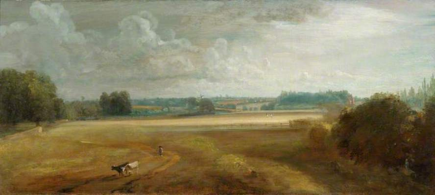 John Constable. The view from the window of Golding constable