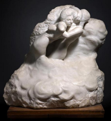 Auguste Rodin. Paolo und Francesca in den Wolken