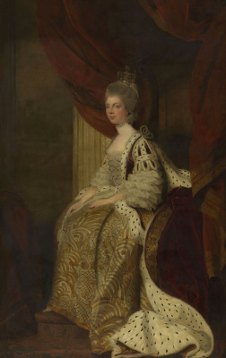 Joshua Reynolds. Queen Charlotte