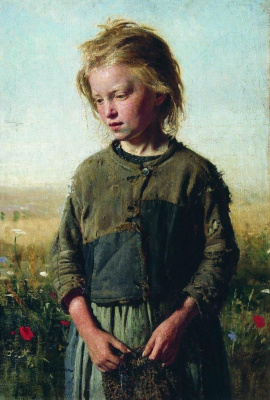 Ilya Efimovich Repin. Poor (Girl-fisherwoman). Vel