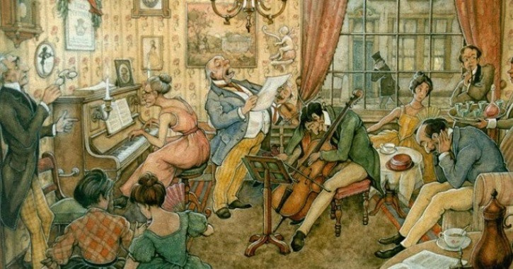 Anton Pieck. Home concert