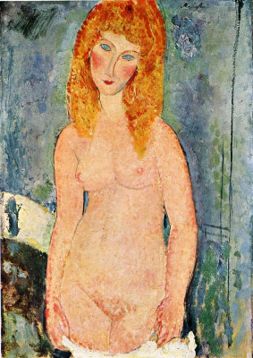 Amedeo Modigliani. Standing Nude