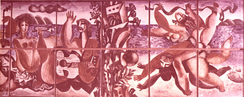 Valentin Vasilyevich Demyanenko. Painting on ceramic tiles