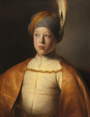 Jan Lievens. 这孩子的斗篷和头巾(肖像的鲁珀特王子港的普法尔茨州)