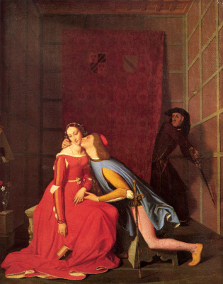 Jean Auguste Dominique Ingres. Paolo und Francesca