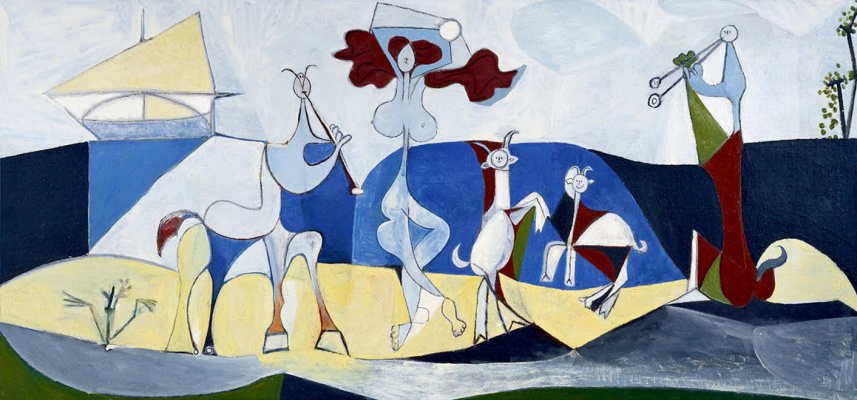 Pablo Picasso. The joy of life. Pastoral