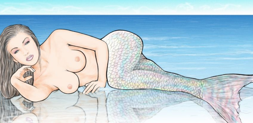 Yoshi. Mermaid
