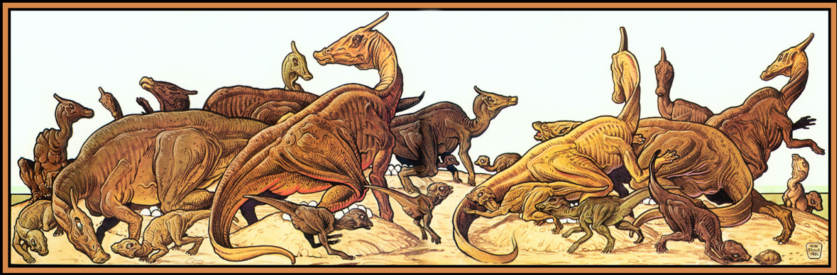 William Stout. Dinosaur games