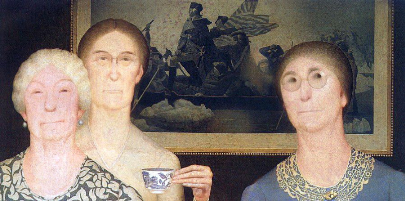 Grant Wood. Daughters of the revolution