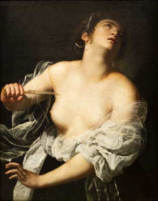 Artemisia Gentileschi. Lucretia
