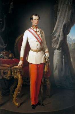 Франческо Айец. Портрет Франца Иосифа I, императора Австрийского