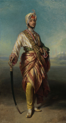 Franz Xaver Winterhalter. Maharaja Дулеп Singh