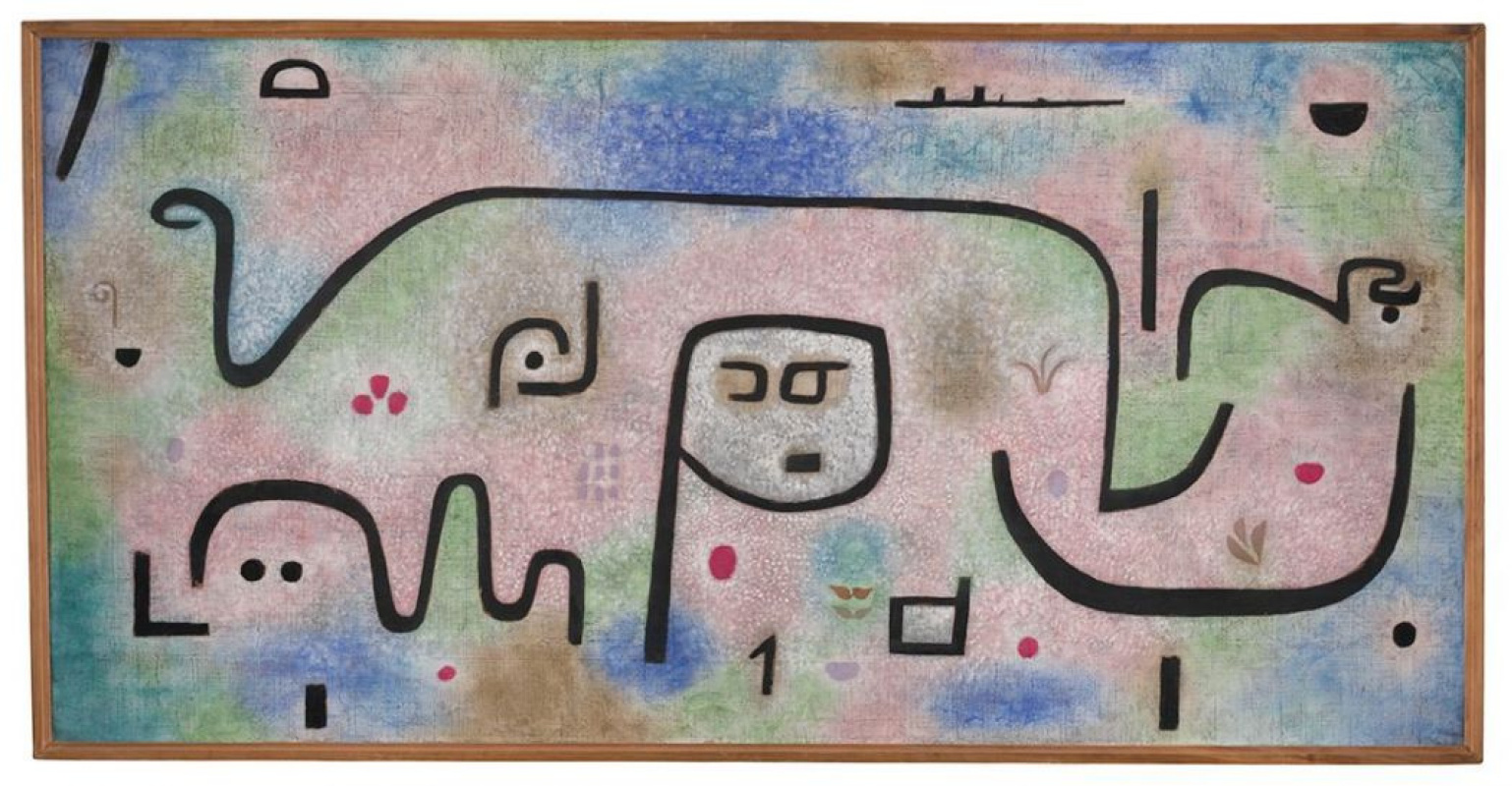 Insula Dulcamara, 1938, 176×88 cm by Paul Klee: History, Analysis